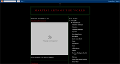 Desktop Screenshot of martialartsoftheworld.blogspot.com