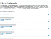 Tablet Screenshot of eticaenlosnegociosespanol.blogspot.com