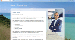 Desktop Screenshot of johanbrekelmans.blogspot.com