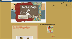 Desktop Screenshot of givealicious.blogspot.com