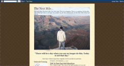 Desktop Screenshot of beyondthenextmile.blogspot.com