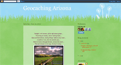 Desktop Screenshot of geocaching-in-arizona.blogspot.com