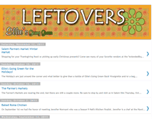 Tablet Screenshot of elliesleftovers.blogspot.com