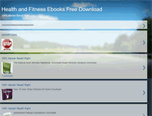 Tablet Screenshot of health-and-fitness-ebook-free.blogspot.com