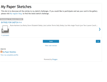 Tablet Screenshot of mypapersketches.blogspot.com