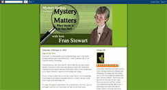 Desktop Screenshot of mystery-matters.blogspot.com