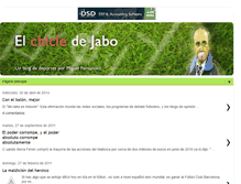 Tablet Screenshot of elchicledejabo.blogspot.com