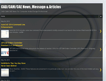 Tablet Screenshot of cadmessage.blogspot.com