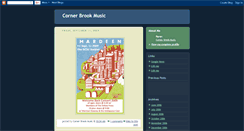 Desktop Screenshot of cornerbrookmusic.blogspot.com