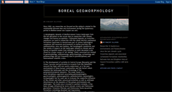 Desktop Screenshot of borealgeomorphologie.blogspot.com