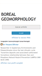 Mobile Screenshot of borealgeomorphologie.blogspot.com