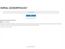 Tablet Screenshot of borealgeomorphologie.blogspot.com