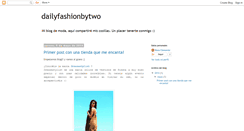 Desktop Screenshot of dailyfashionbytwo.blogspot.com