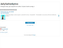 Tablet Screenshot of dailyfashionbytwo.blogspot.com