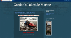 Desktop Screenshot of gordonsmarine.blogspot.com