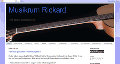 Desktop Screenshot of musikrumrickard.blogspot.com