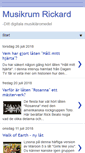 Mobile Screenshot of musikrumrickard.blogspot.com