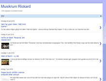 Tablet Screenshot of musikrumrickard.blogspot.com