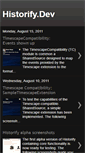 Mobile Screenshot of historify-dev.blogspot.com
