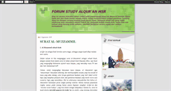 Desktop Screenshot of forumstudyalquanmsr.blogspot.com