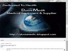 Tablet Screenshot of duniamedic.blogspot.com