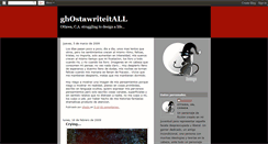 Desktop Screenshot of ghostawriteitall.blogspot.com