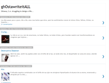 Tablet Screenshot of ghostawriteitall.blogspot.com