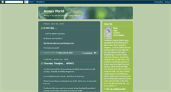 Desktop Screenshot of anna-world.blogspot.com