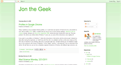 Desktop Screenshot of jonthegeek.blogspot.com