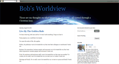 Desktop Screenshot of bobsworldview.blogspot.com