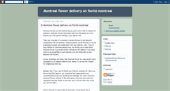Desktop Screenshot of floristmontreal.blogspot.com