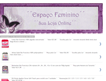 Tablet Screenshot of lojaespacofeminino.blogspot.com
