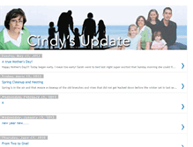Tablet Screenshot of cindyupdate.blogspot.com