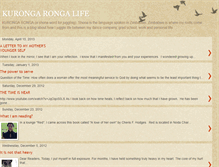 Tablet Screenshot of kurongarongalife.blogspot.com