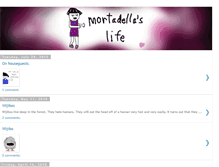 Tablet Screenshot of mortadellaslife.blogspot.com