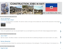 Tablet Screenshot of constructionjobsinhaiti.blogspot.com