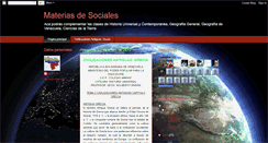 Desktop Screenshot of materiadesociales.blogspot.com