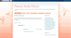 Desktop Screenshot of nuncaserasmujer.blogspot.com