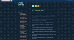 Desktop Screenshot of losdechistes.blogspot.com