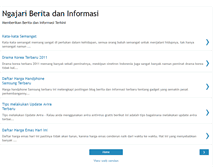 Tablet Screenshot of ngajari.blogspot.com