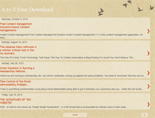 Tablet Screenshot of freedownloada2z.blogspot.com