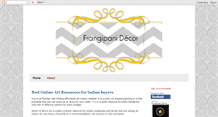 Desktop Screenshot of frangipanidecor.blogspot.com