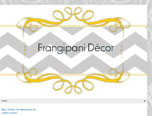 Tablet Screenshot of frangipanidecor.blogspot.com