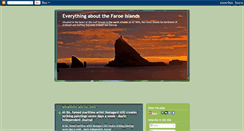 Desktop Screenshot of faroe-island.blogspot.com
