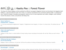 Tablet Screenshot of kaattu-poo.blogspot.com