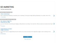 Tablet Screenshot of dz-marketing.blogspot.com