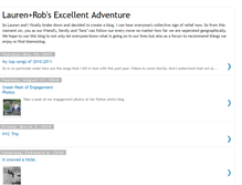 Tablet Screenshot of laurenandrobsgreatadventure.blogspot.com