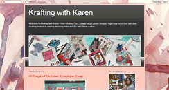 Desktop Screenshot of kraftingwithkaren.blogspot.com