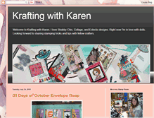 Tablet Screenshot of kraftingwithkaren.blogspot.com