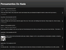 Tablet Screenshot of pensamentos-do-nada.blogspot.com